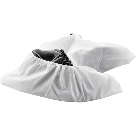 Global Industrial Disposable Shoe Covers, 60% Polypropylene/40% Polyethylene, White, , XL 708198BWH